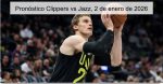 Pronóstico Clippers vs Jazz, 2 de enero 