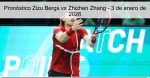 Pronóstico Zizu Bergs vs Zhizhen Zhang &