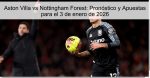 Aston Villa vs Nottingham Forest: Pronós