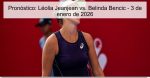 Pronóstico: Léolia Jeanjean vs. Belinda 
