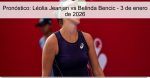 Pronóstico: Léolia Jeanjan vs Belinda Be