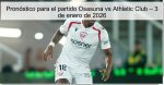 Pronóstico para el partido Osasuna vs At