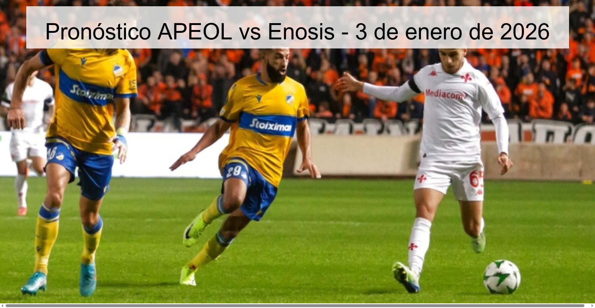 Pronóstico APEOL vs Enosis – 3 de enero de 2026