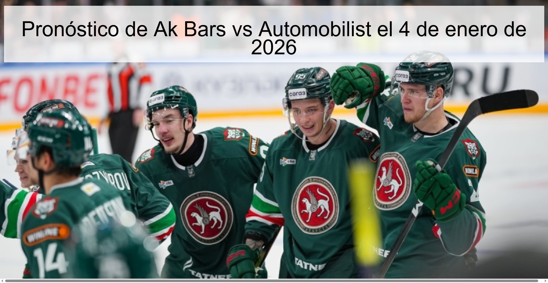 Pronóstico de Ak Bars vs Automobilist el 4 de enero de 2026
