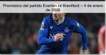 Pronóstico del partido Everton vs Brentf