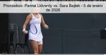 Pronóstico: Panna Udvardy vs. Sara Bejle