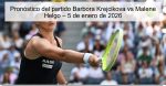 Pronóstico del partido Barbora Krejcikov