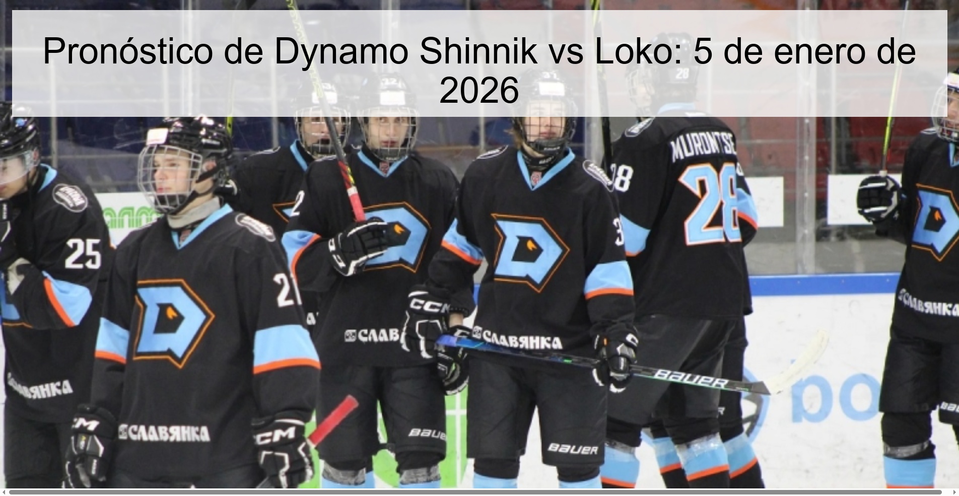 Pronóstico de Dynamo Shinnik vs Loko: 5 de enero de 2026