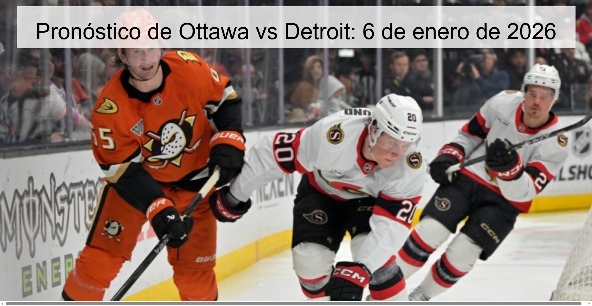 Pronóstico de Ottawa vs Detroit: 6 de enero de 2026