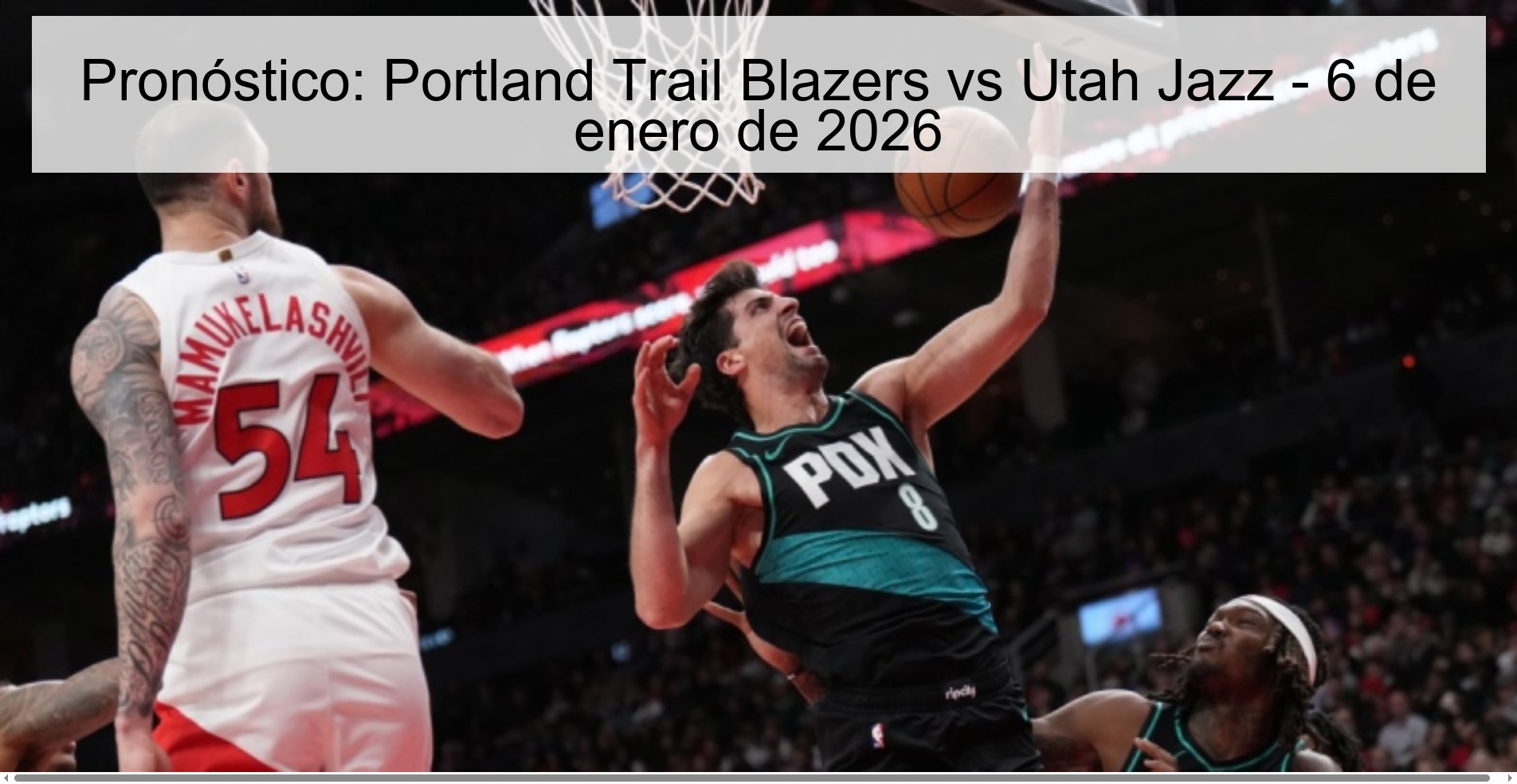 Pronóstico: Portland Trail Blazers vs Utah Jazz – 6 de enero de 2026