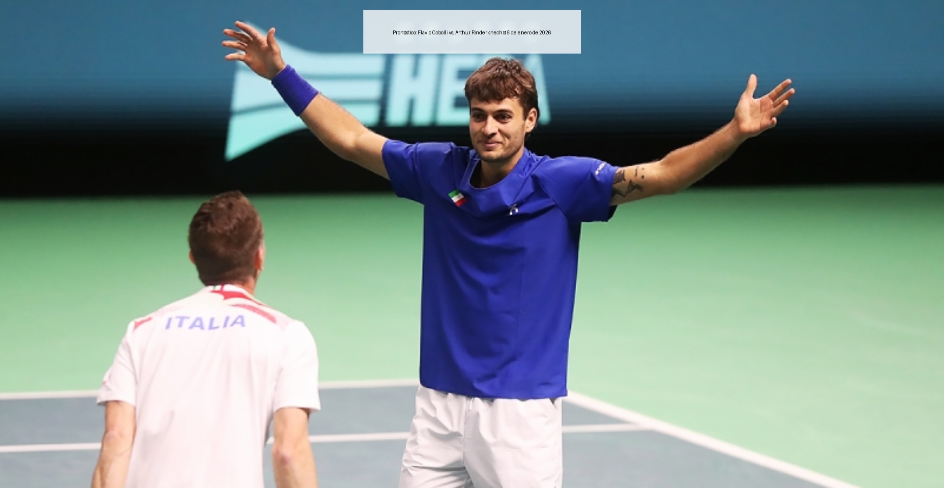 Pronóstico: Flavio Cobolli vs. Arthur Rinderknech – 6 de enero de 2026