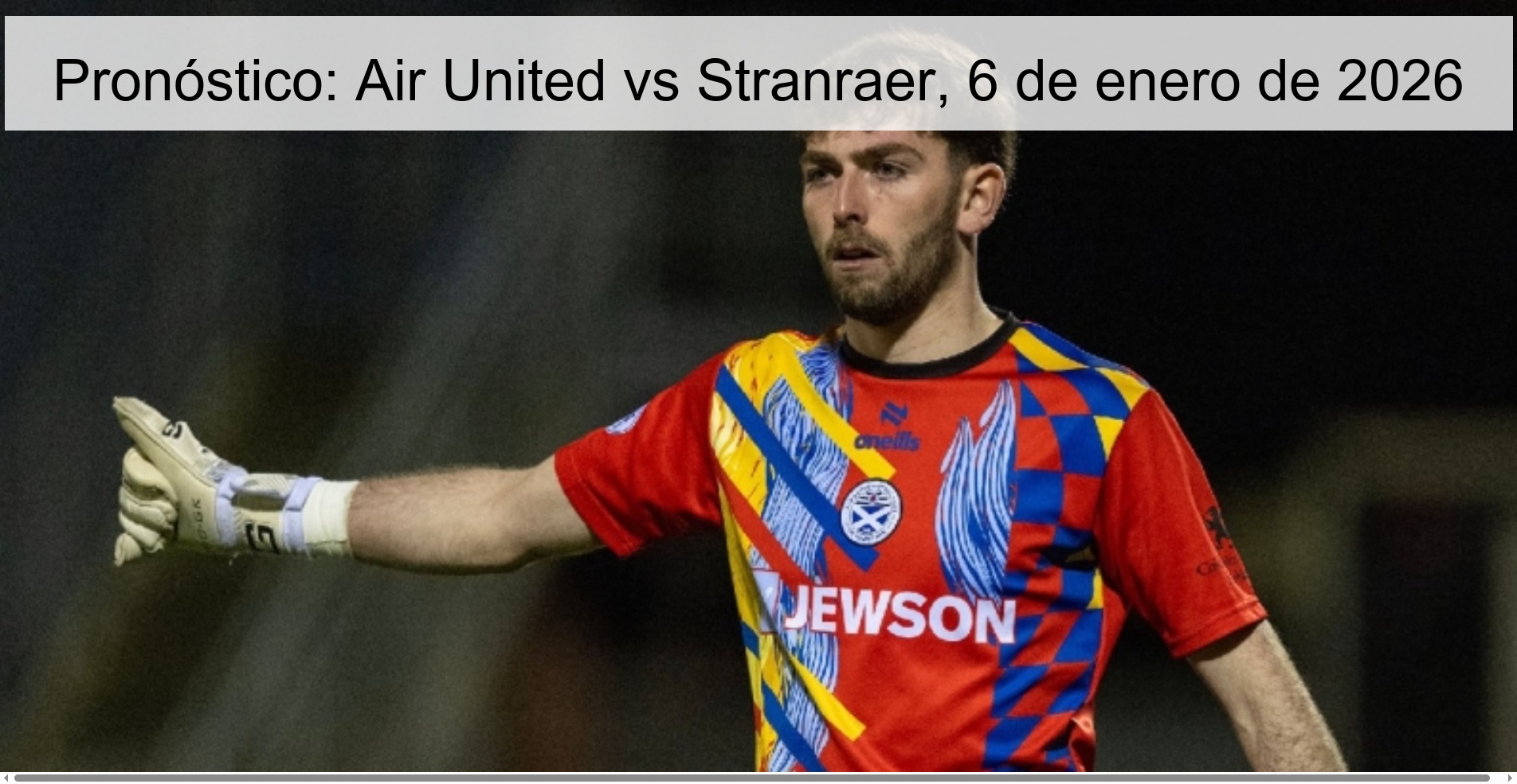 Pronóstico: Air United vs Stranraer, 6 de enero de 2026
