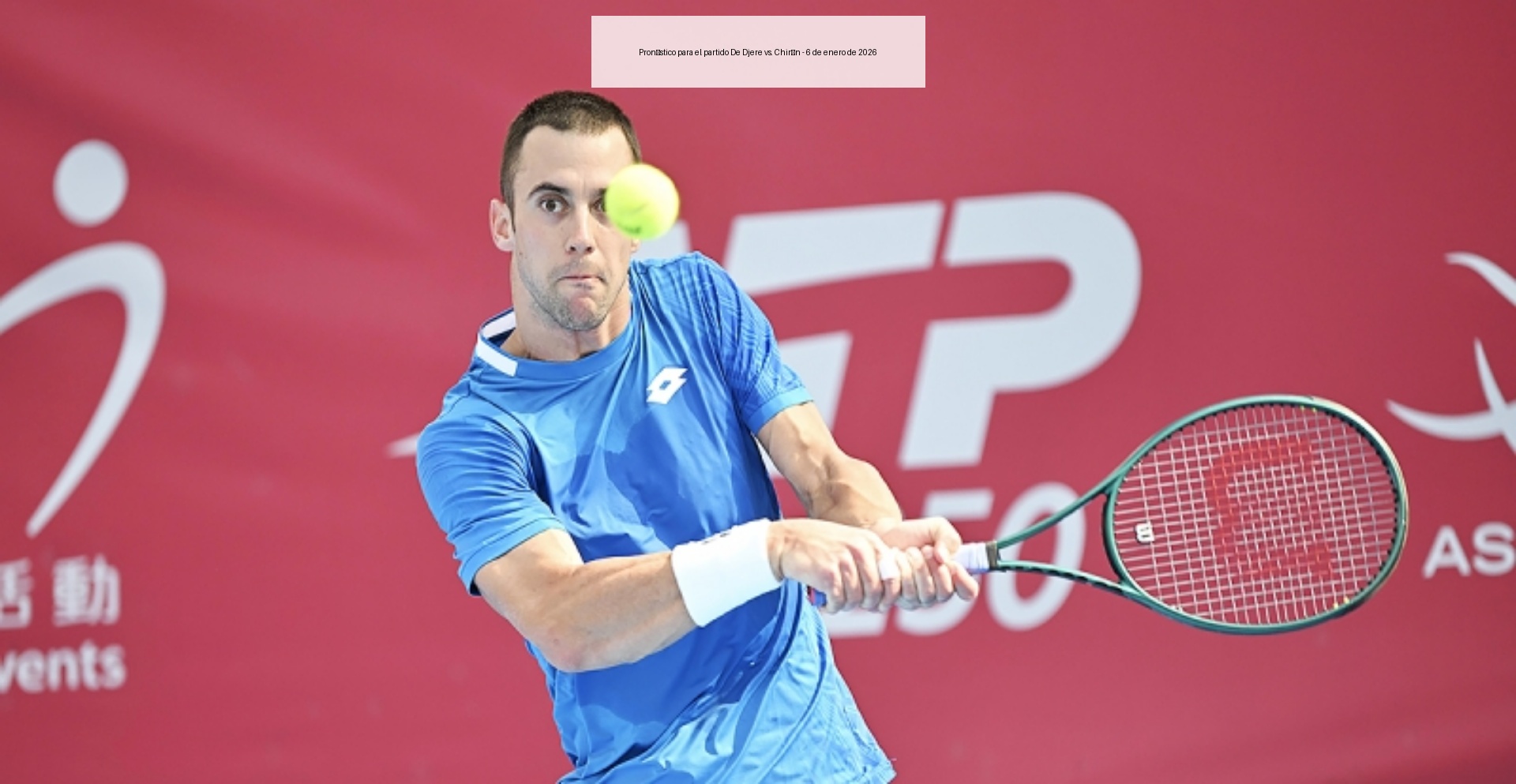 Pronóstico para el partido De Djere vs. Chirón – 6 de enero de 2026