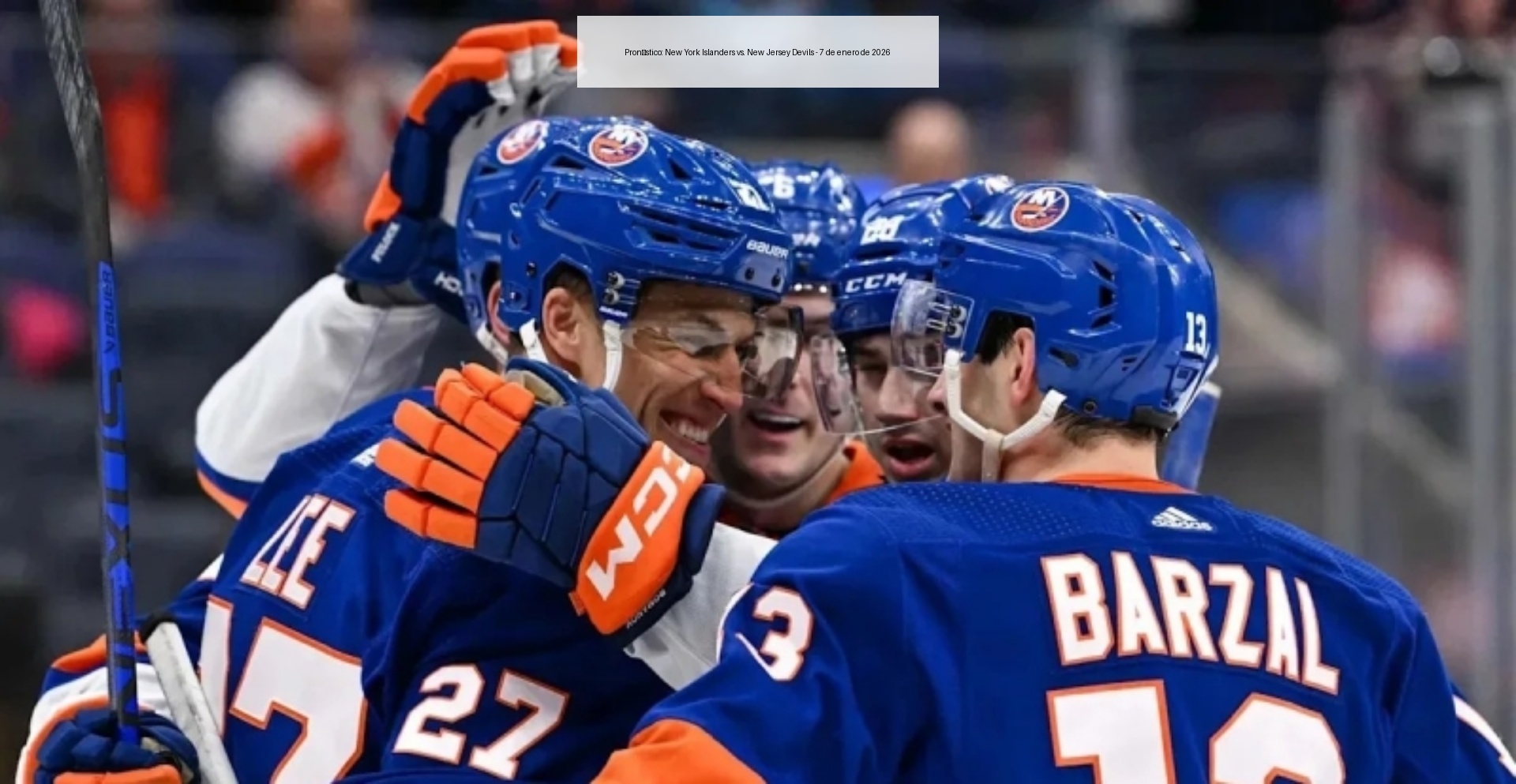 Pronóstico: New York Islanders vs. New Jersey Devils – 7 de enero de 2026