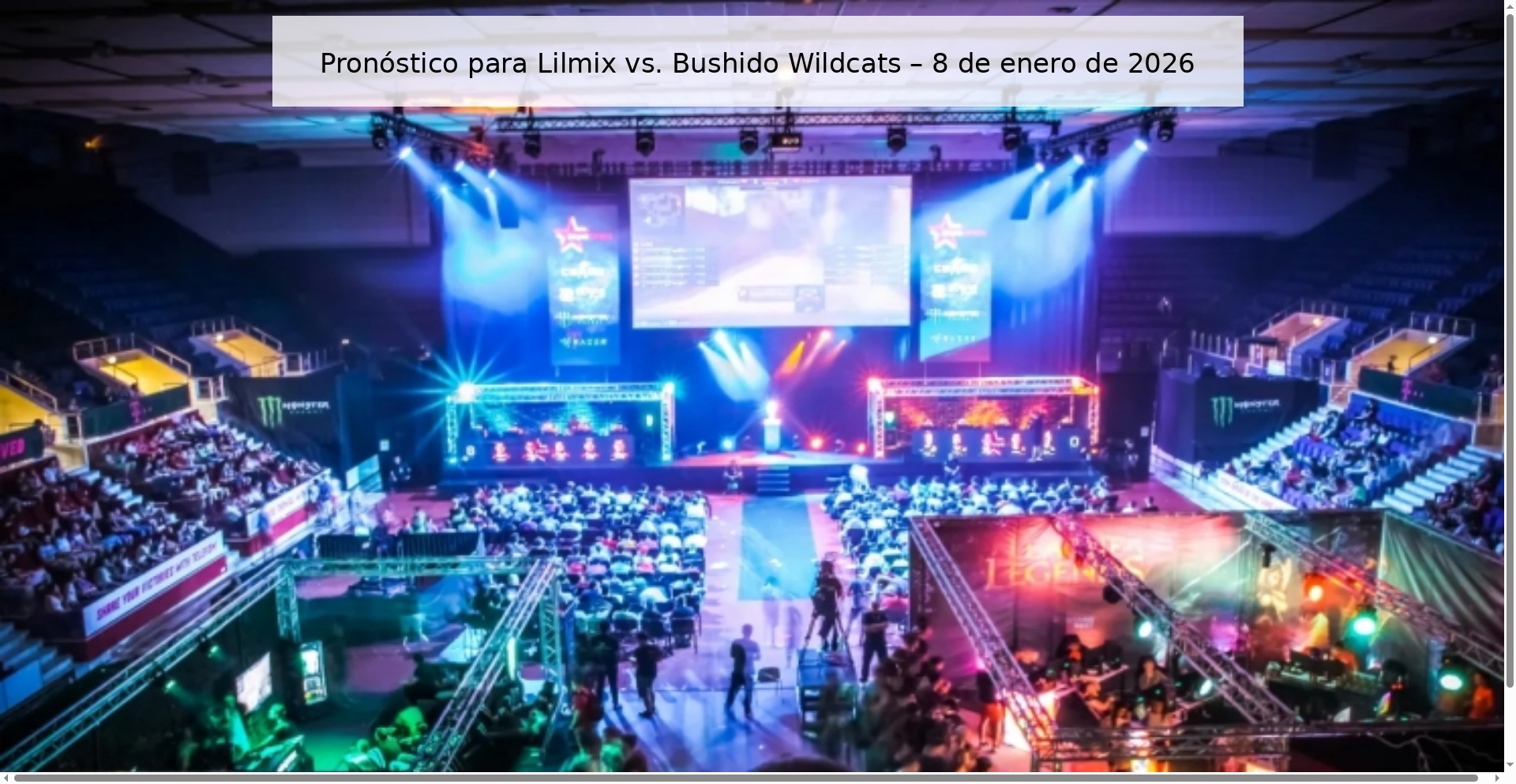 Pronóstico para Lilmix vs. Bushido Wildcats – 8 de enero de 2026