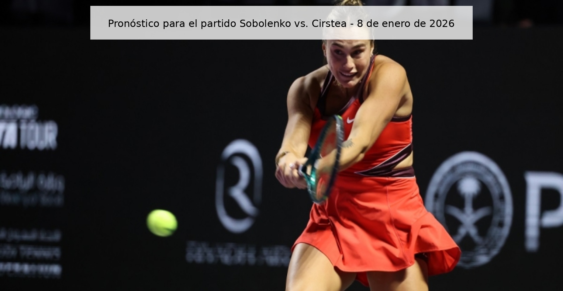 Pronóstico para el partido Sobolenko vs. Cirstea – 8 de enero de 2026