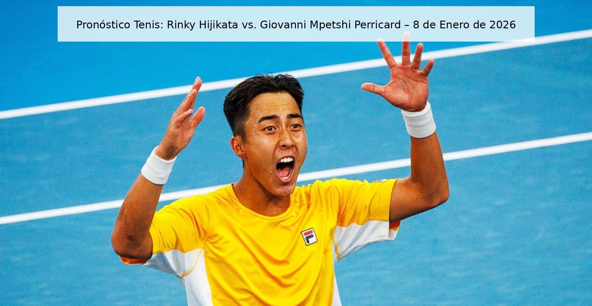 Pronóstico Tenis: Rinky Hijikata vs. Giovanni Mpetshi Perricard – 8 de Enero de 2026