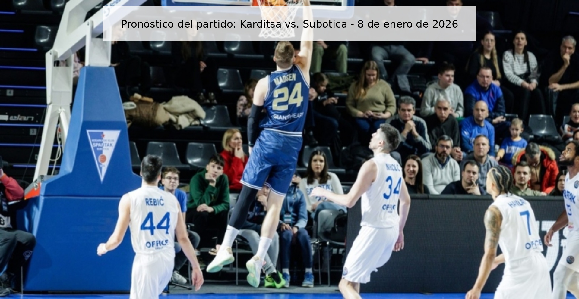 Pronóstico del partido: Karditsa vs. Subotica – 8 de enero de 2026