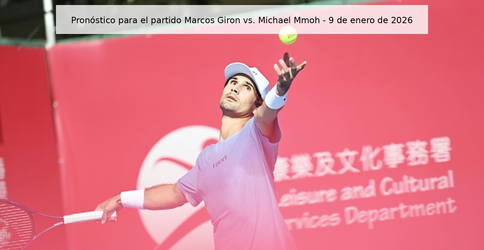 Pronóstico para el partido Marcos Giron vs. Michael Mmoh – 9 de enero de 2026