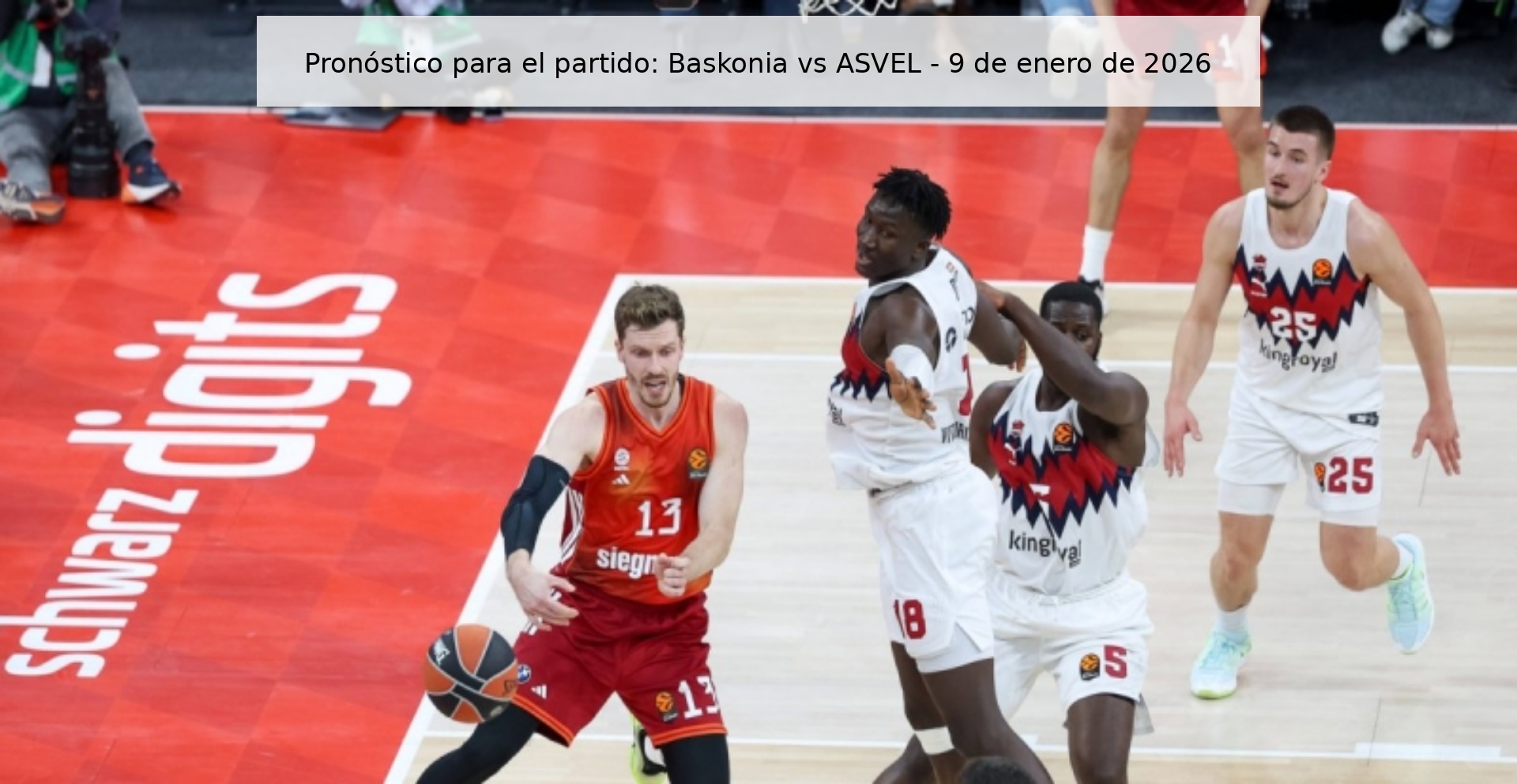 Pronóstico para el partido: Baskonia vs ASVEL – 9 de enero de 2026