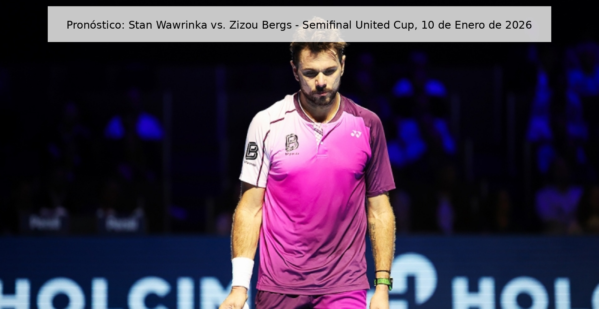 Pronóstico: Stan Wawrinka vs. Zizou Bergs - Semifinal United Cup, 10 de Enero de 2026