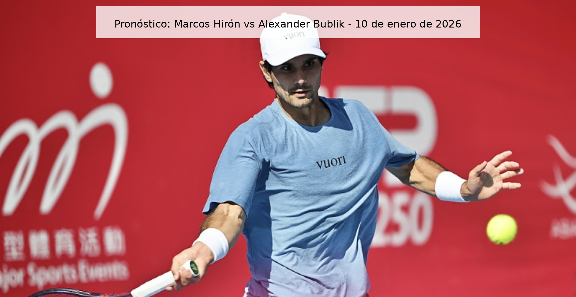Pronóstico: Marcos Hirón vs Alexander Bublik – 10 de enero de 2026