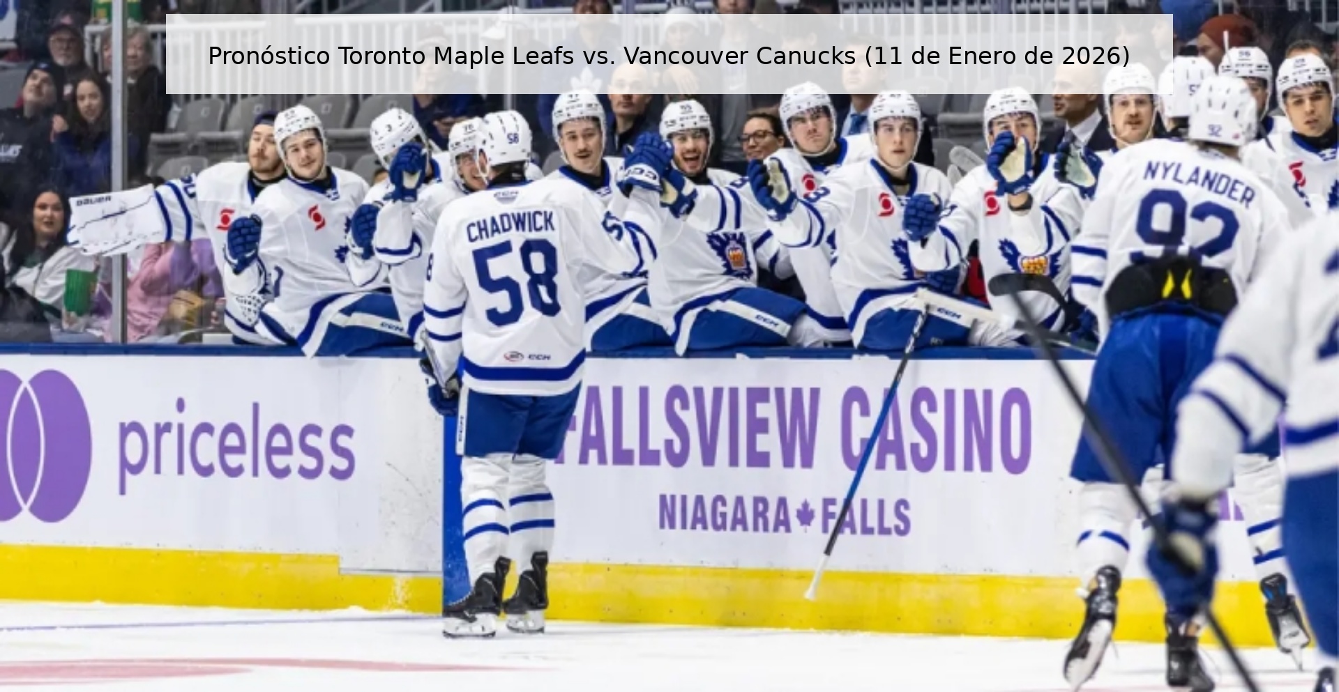 Pronóstico Toronto Maple Leafs vs. Vancouver Canucks (11 de Enero de 2026)
