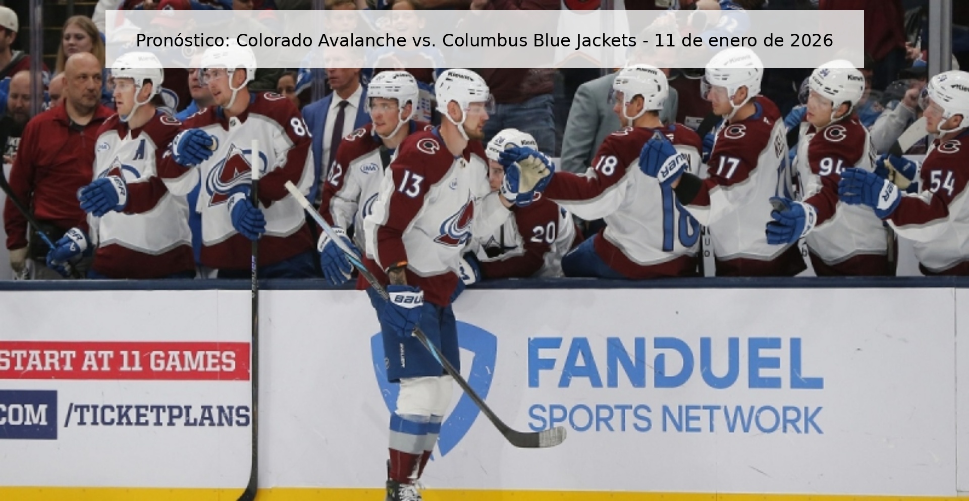 Pronóstico: Colorado Avalanche vs. Columbus Blue Jackets – 11 de enero de 2026
