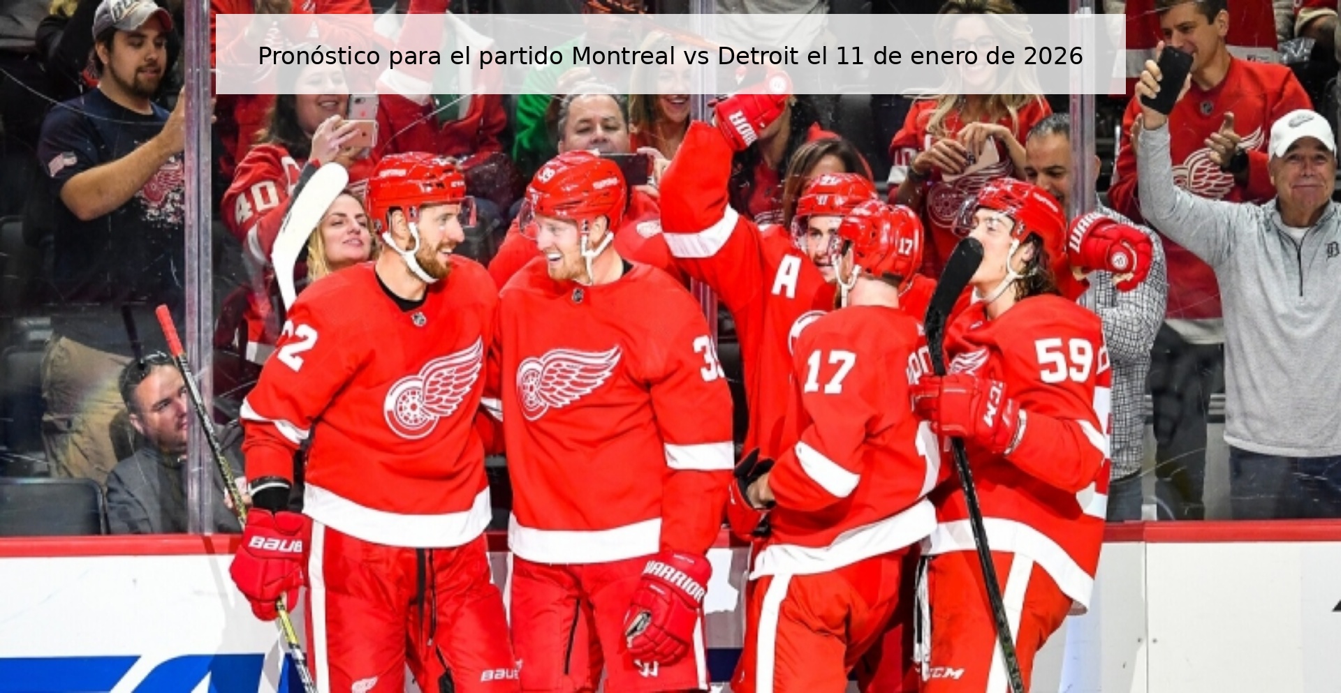 Pronóstico para el partido Montreal vs Detroit el 11 de enero de 2026