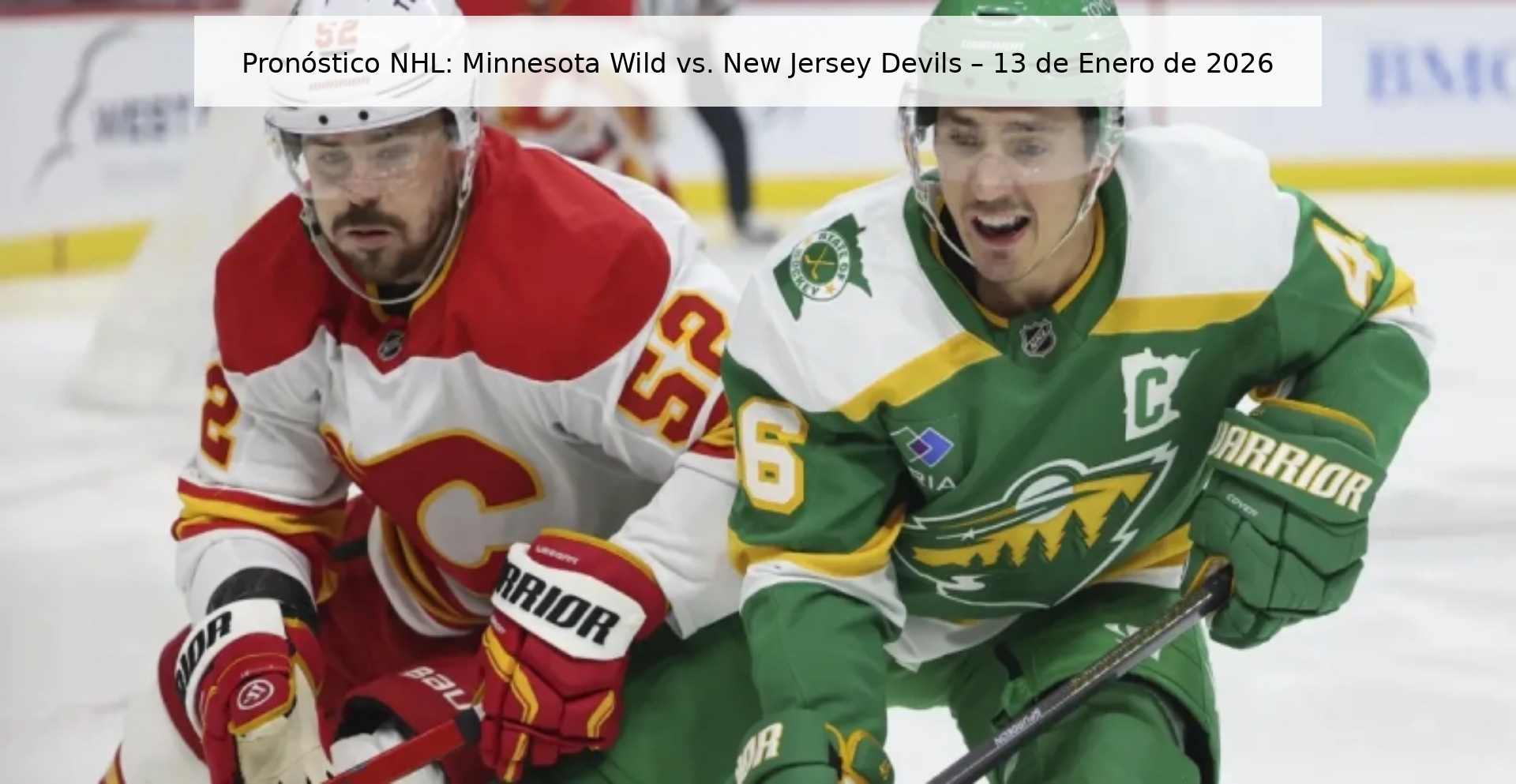 Pronóstico NHL: Minnesota Wild vs. New Jersey Devils – 13 de Enero de 2026