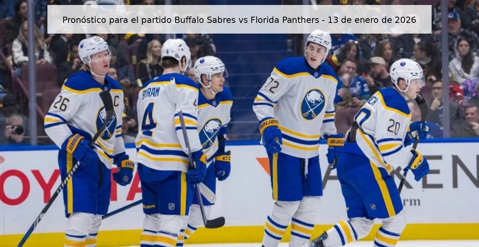 Pronóstico para el partido Buffalo Sabres vs Florida Panthers – 13 de enero de 2026