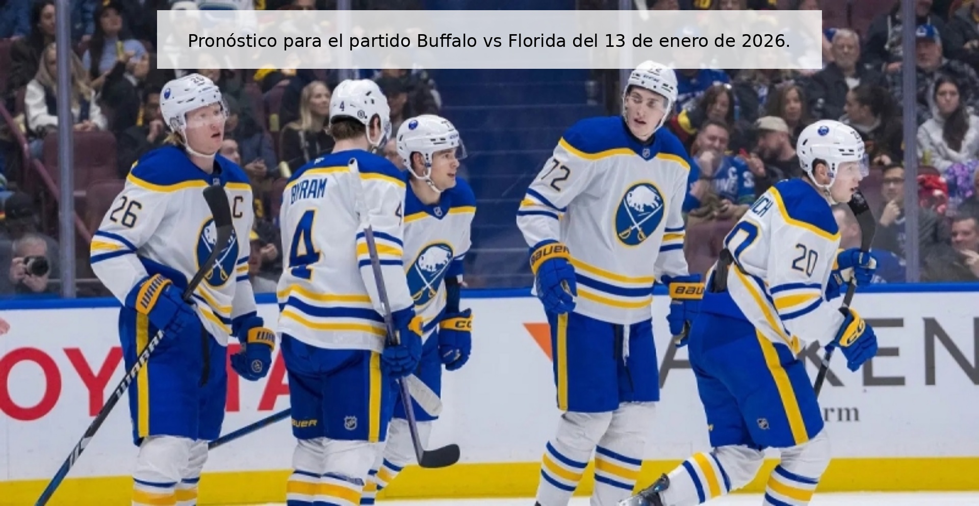 Pronóstico para el partido Buffalo vs Florida del 13 de enero de 2026.