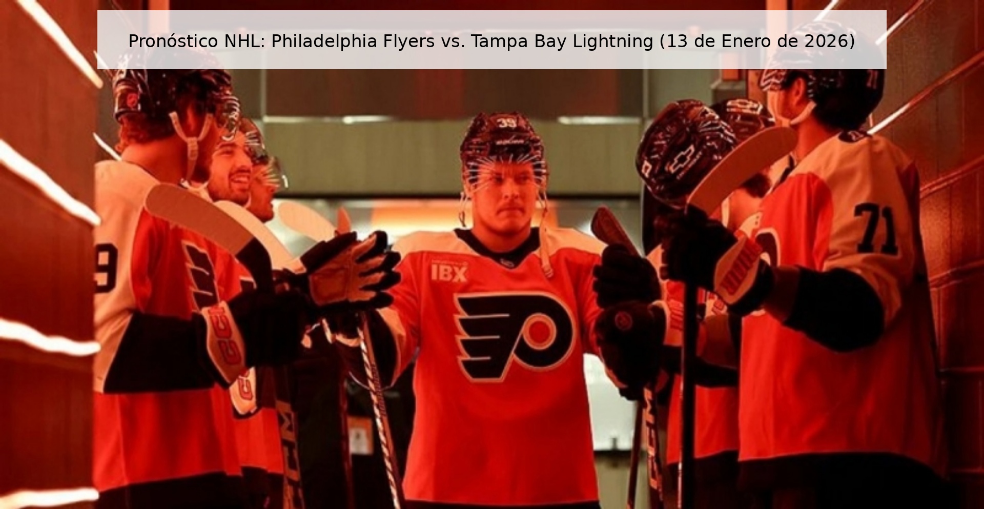 Pronóstico NHL: Philadelphia Flyers vs. Tampa Bay Lightning (13 de Enero de 2026)