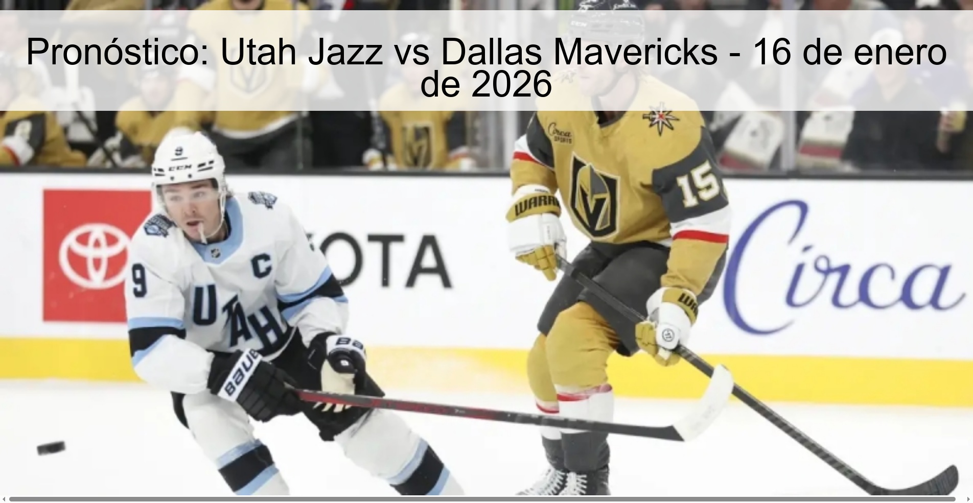 Pronóstico: Utah Jazz vs Dallas Mavericks – 16 de enero de 2026