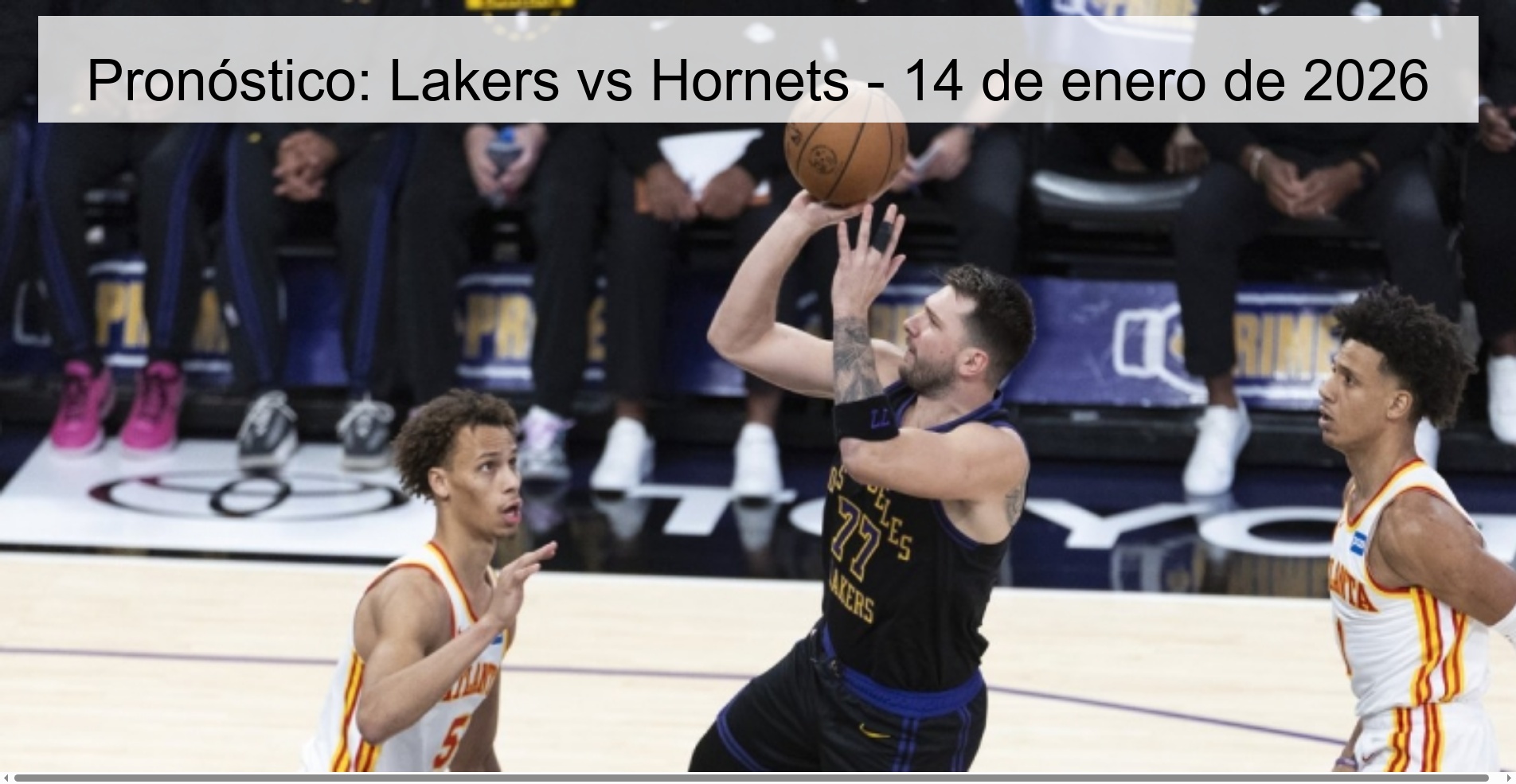 Pronóstico: Lakers vs Hornets – 14 de enero de 2026