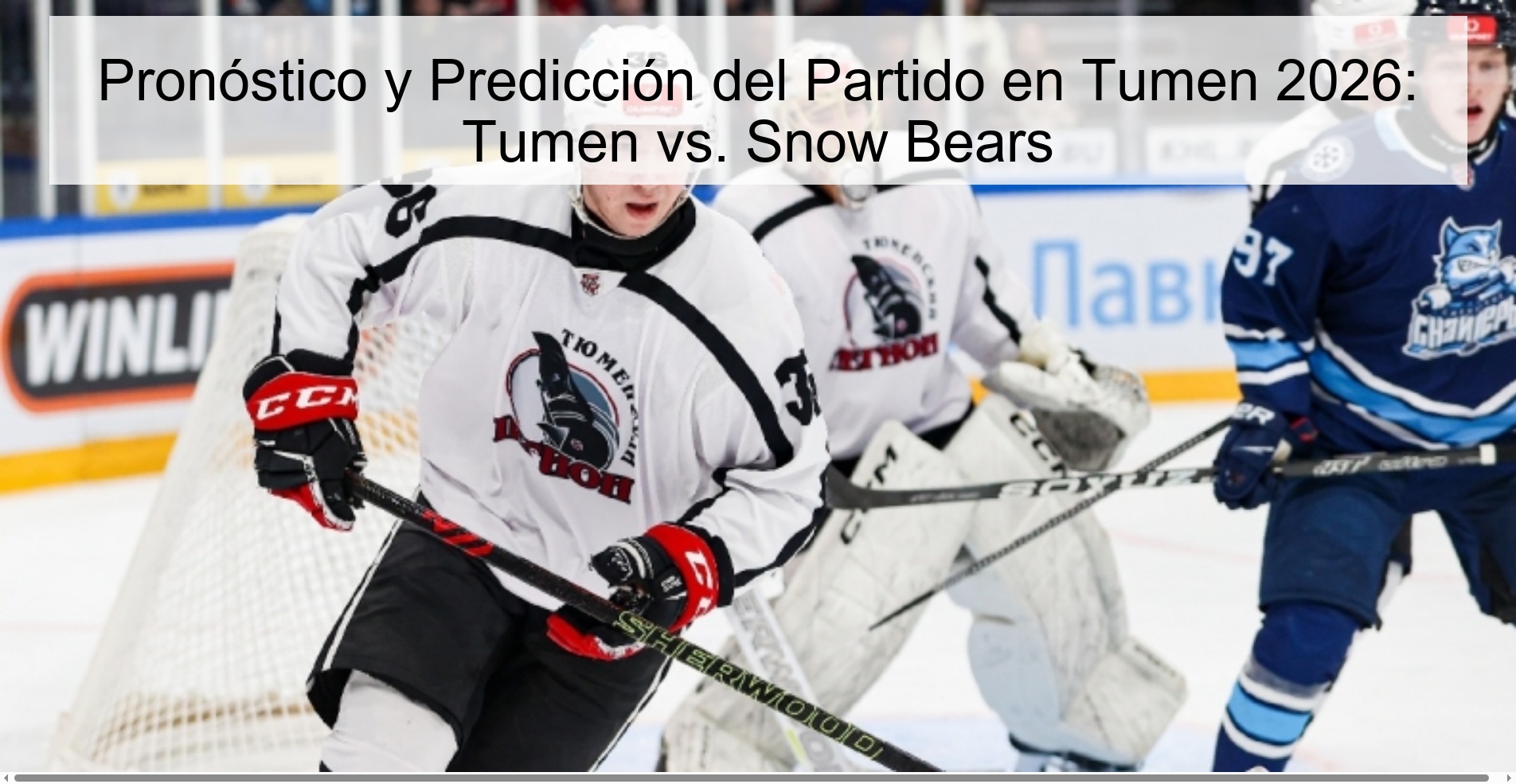 Pronóstico y Predicción del Partido en Tumen 2026: Tumen vs. Snow Bears