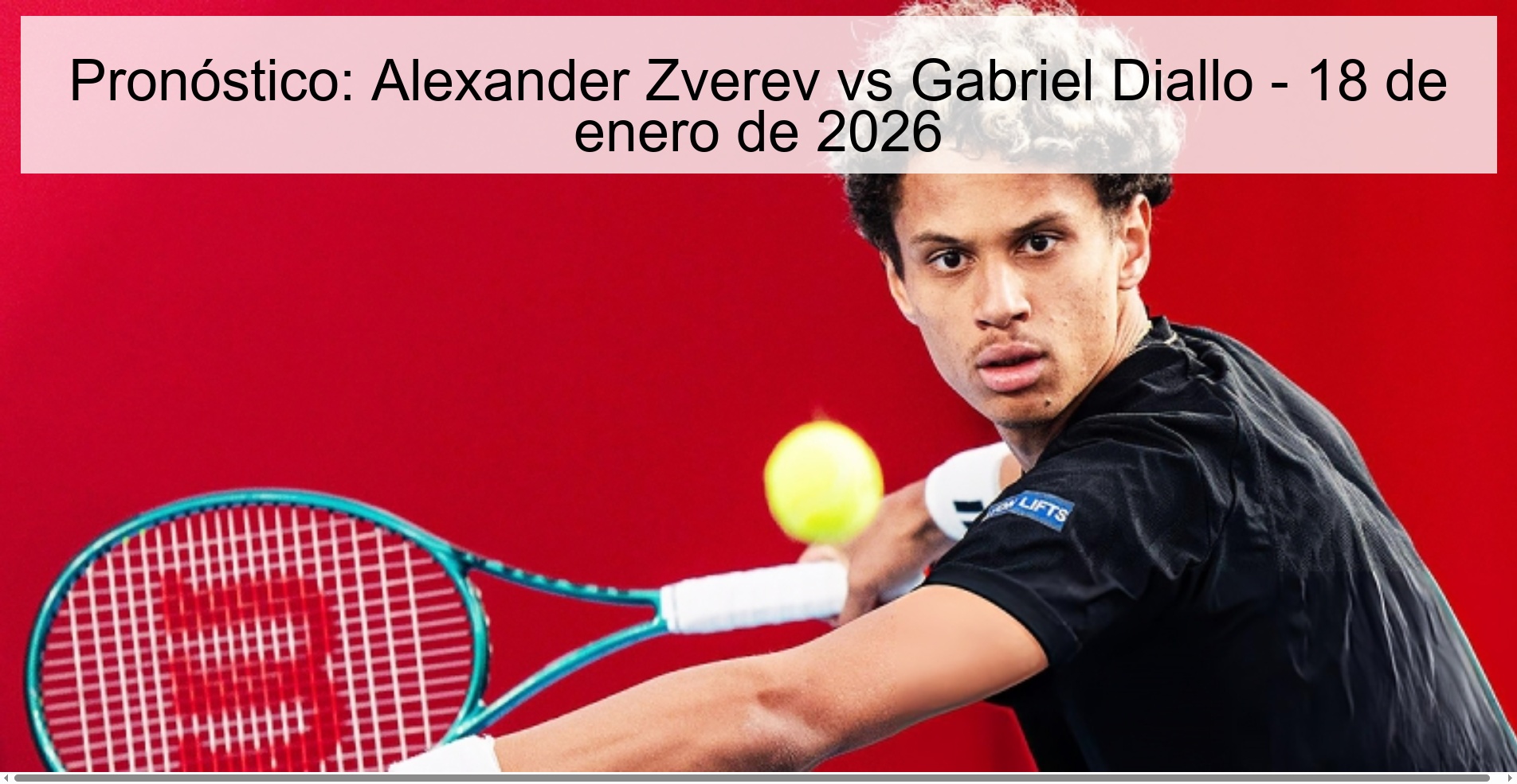 Pronóstico: Alexander Zverev vs Gabriel Diallo – 18 de enero de 2026