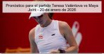 Pronóstico para el partido Teresa Valént