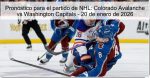 Pronóstico para el partido de NHL: Color