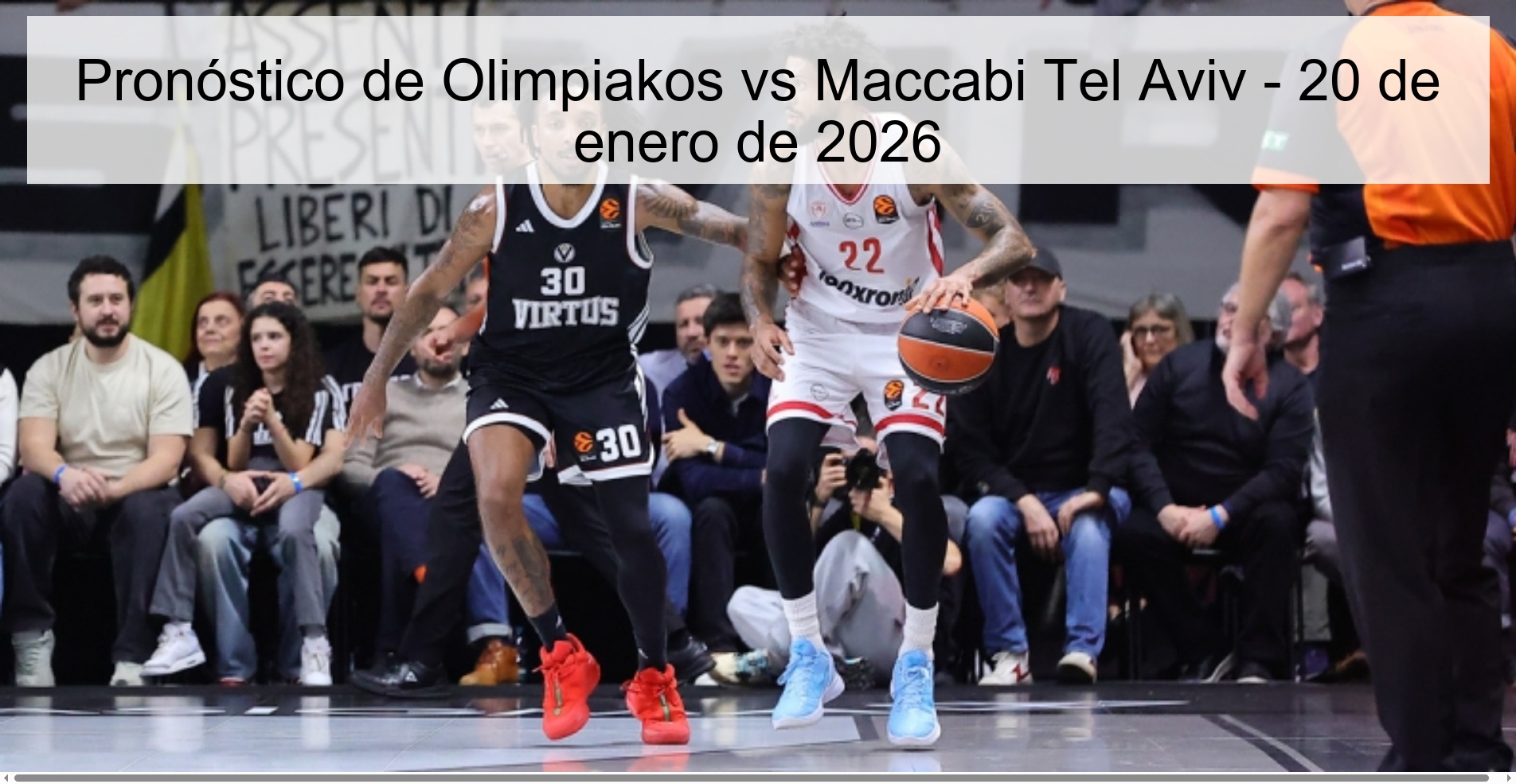 Pronóstico de Olimpiakos vs Maccabi Tel Aviv – 20 de enero de 2026