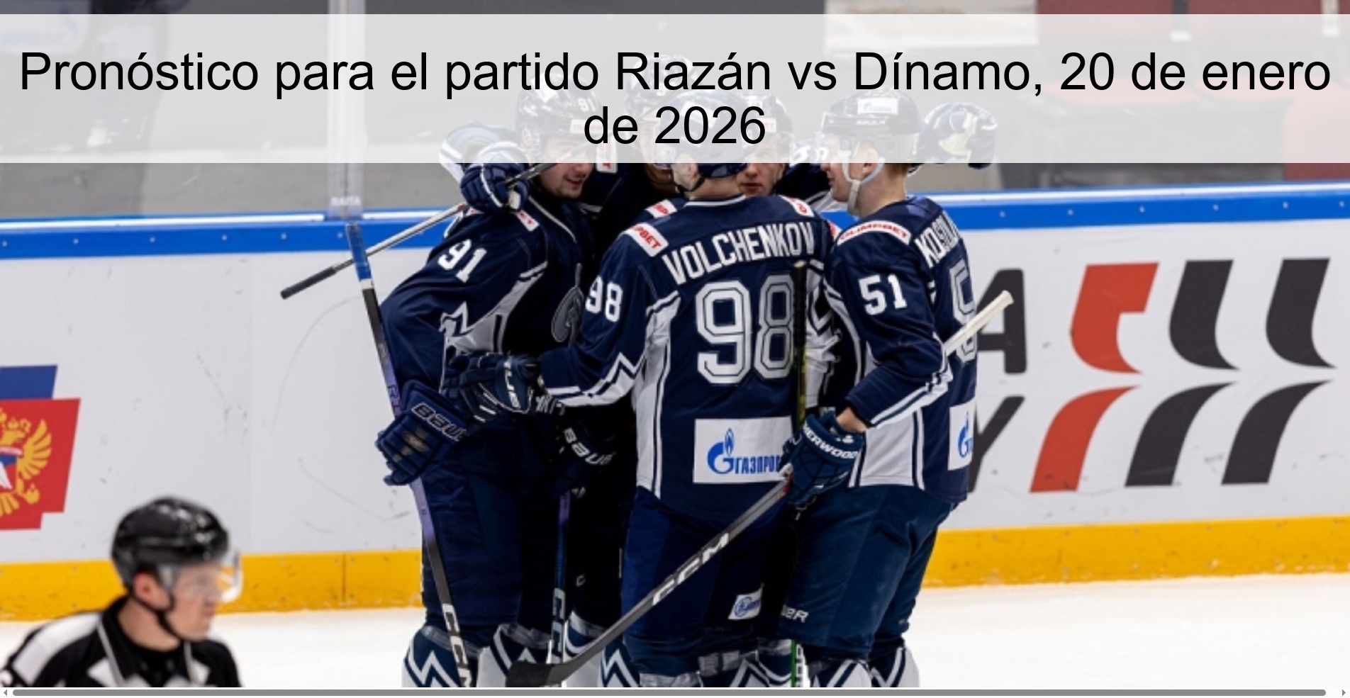 Pronóstico para el partido Riazán vs Dínamo, 20 de enero de 2026
