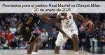 Pronóstico para el partido Real Madrid v