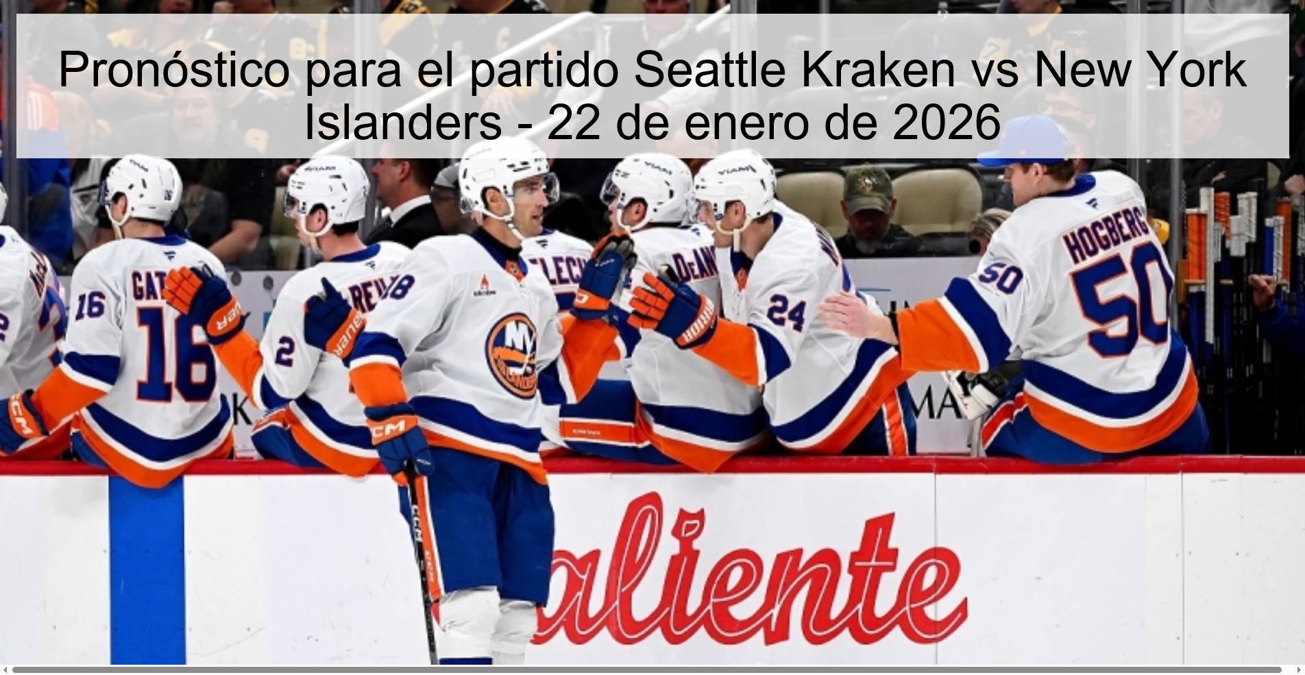 Pronóstico para el partido Seattle Kraken vs New York Islanders – 22 de enero de 2026