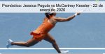 Pronóstico: Jessica Pegula vs McCartney 