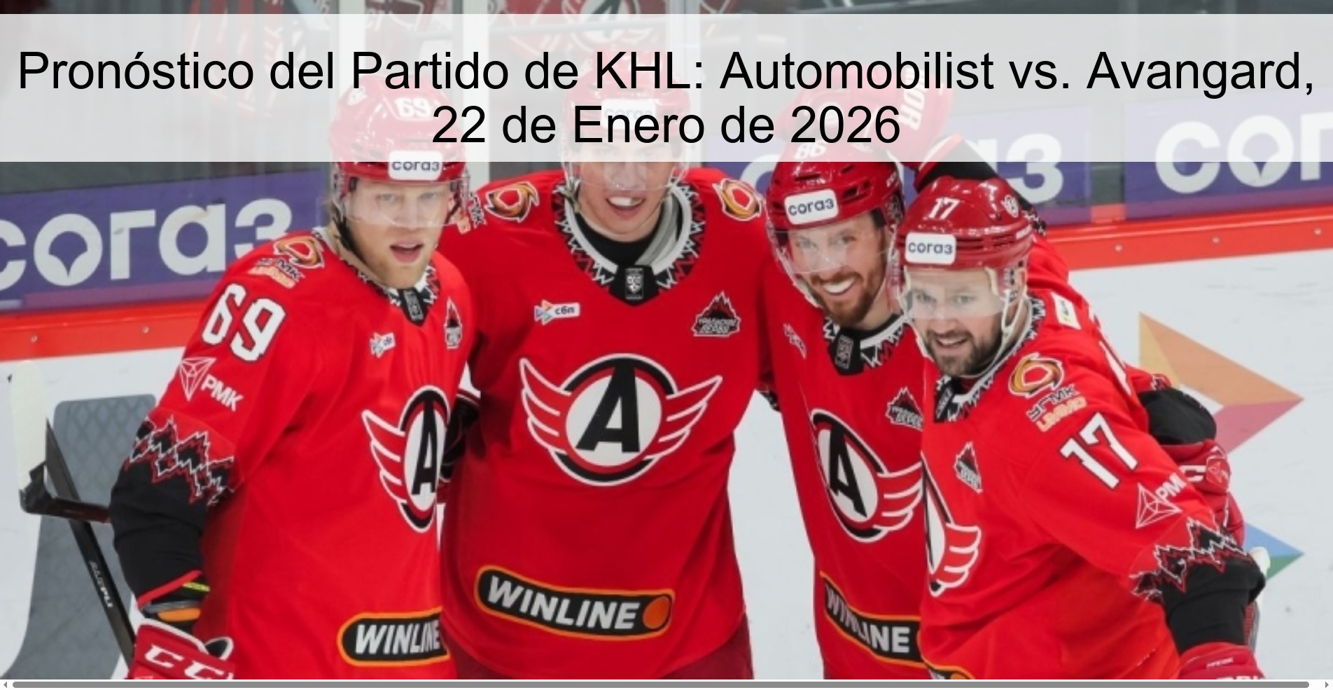 Pronóstico del Partido de KHL: Automobilist vs. Avangard, 22 de Enero de 2026