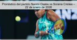 Pronóstico del partido Naomi Osaka vs So