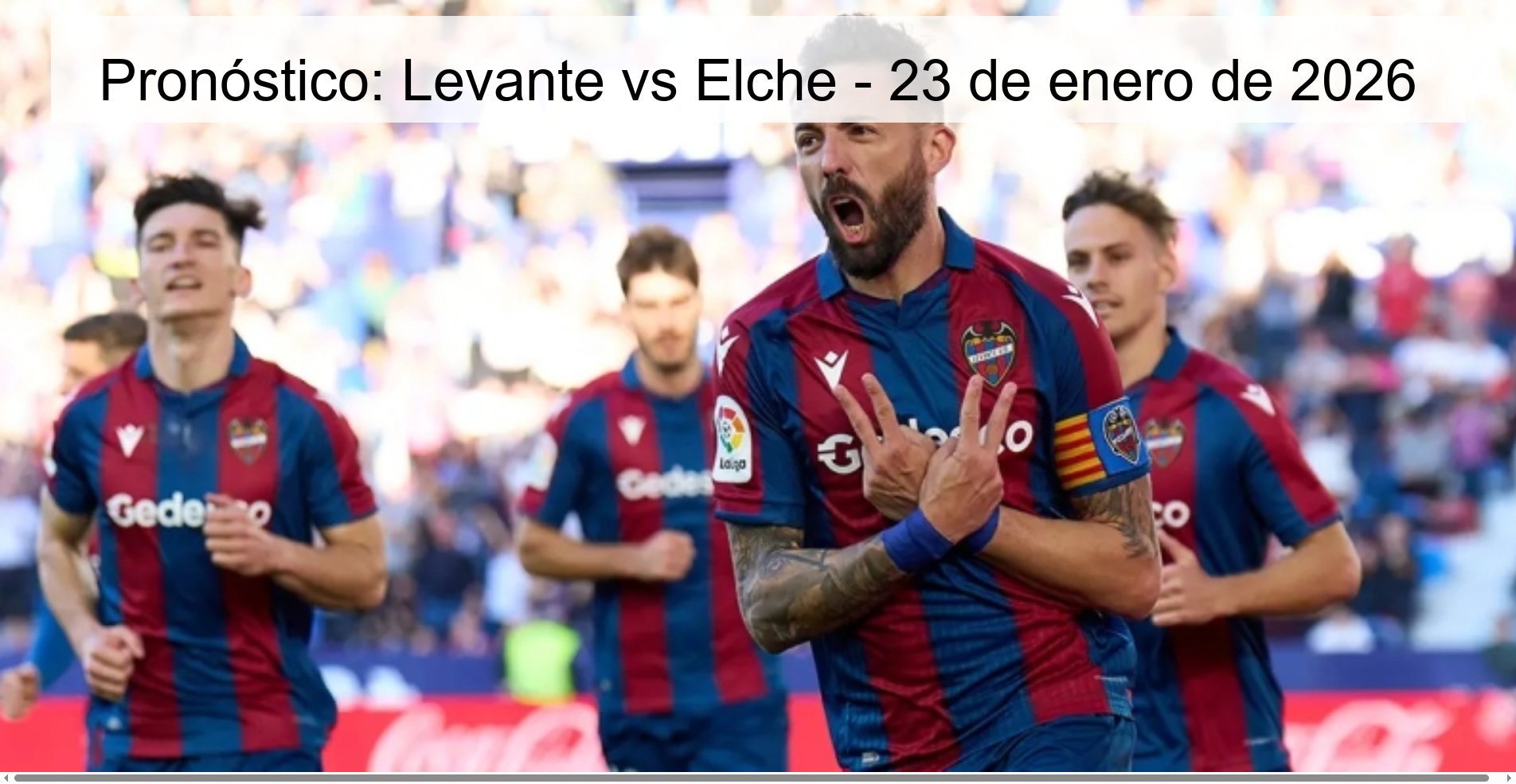 Pronóstico: Levante vs Elche – 23 de enero de 2026