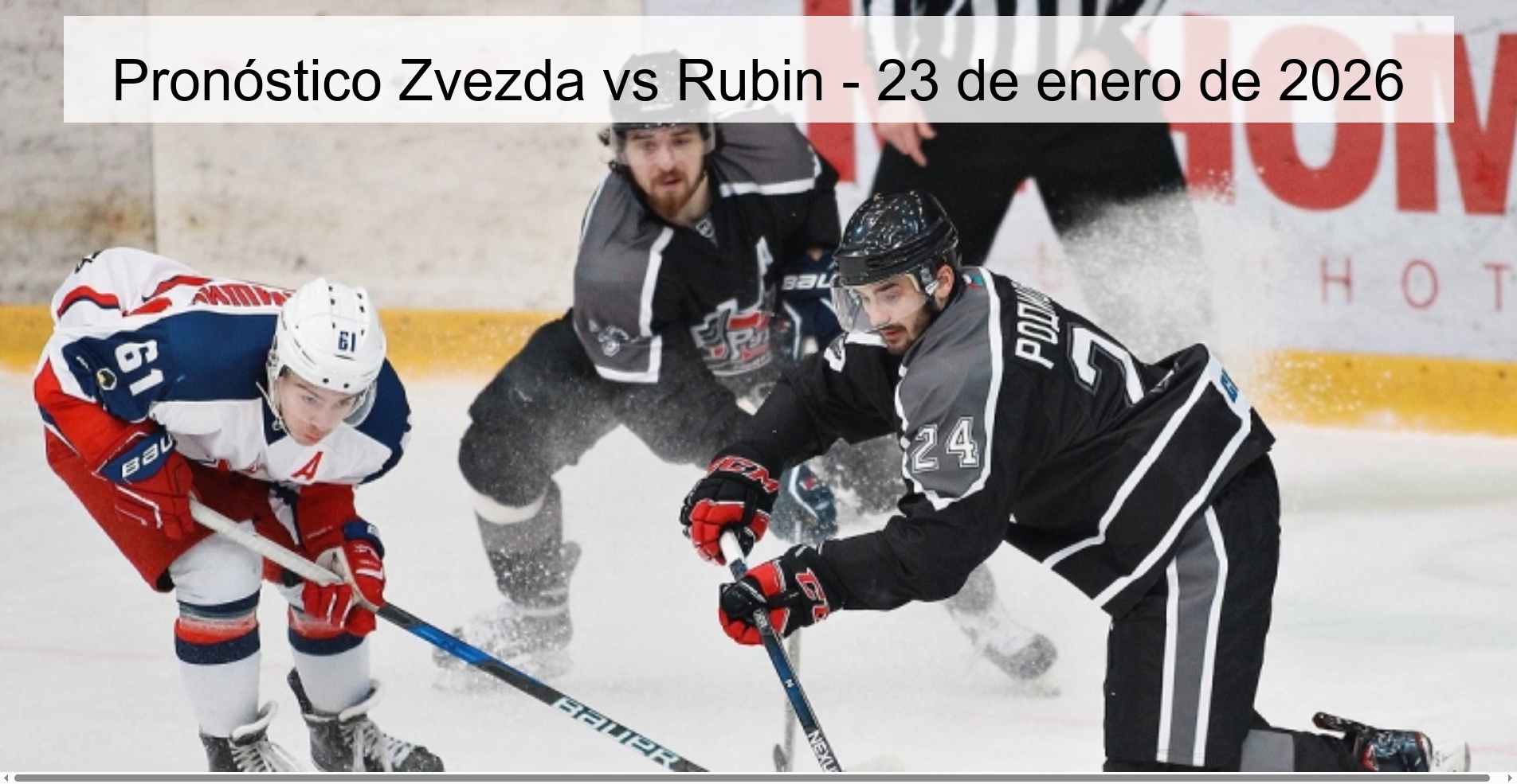 Pronóstico Zvezda vs Rubin – 23 de enero de 2026