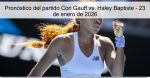 Pronóstico del partido Cori Gauff vs. Ha