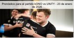 Pronóstico para el partido kONO vs UNiTY